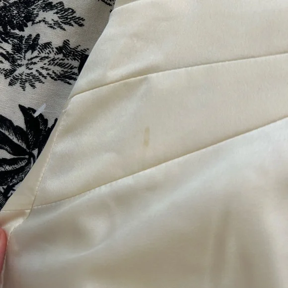 ASOS Wedding Dress - Off-White Satin, Retro Hollywood Glamour NWT Size 4 - Picture 12 of 14